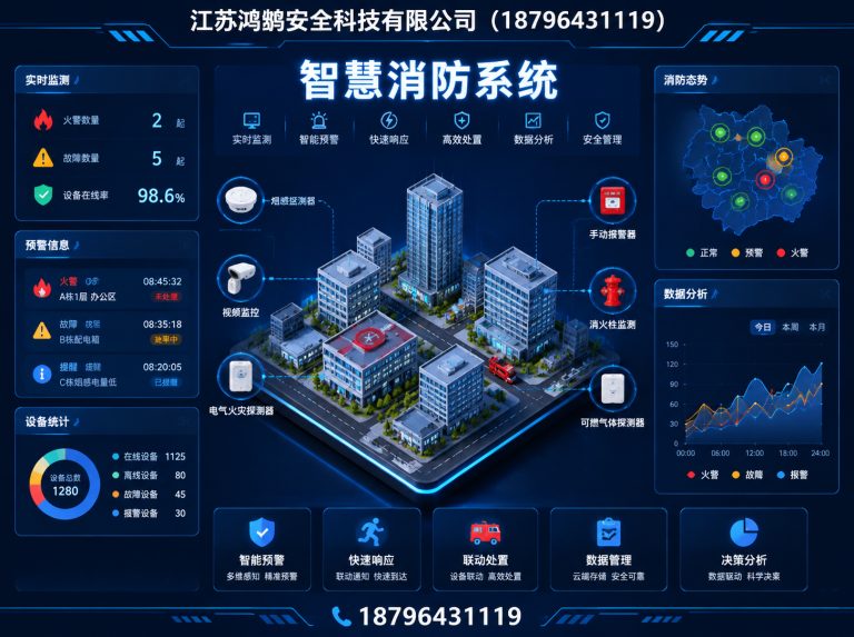 宿迁智慧消防系统展示图